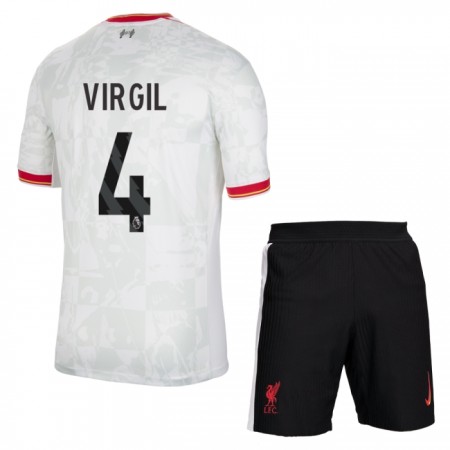 Liverpool Virgil 4 Alternativní 2024-25 - Dětské Fotbalové Dresy (S/S) Liverpool Virgil 4 Alternativní 2024-25 - Dětské Fotbalové Dresy (S/S)
